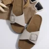 Sandales femme boucle large confort – Marche légère & style chic tout l’été – Idéales pieds sensibles