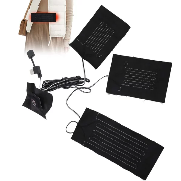 Coussinets chauffants électriques USB en tissu – Image 6