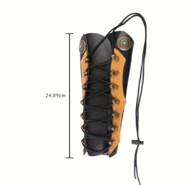Protège-bras en cuir tir à l’arc – Confort supérieur et protection optimale pour archers débutants et confirmés – Image 3