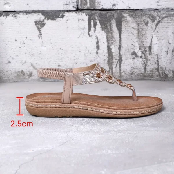 Sandales femme été strass chic – Image 7