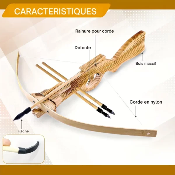 Arbalète en bois pour enfant – Image 4