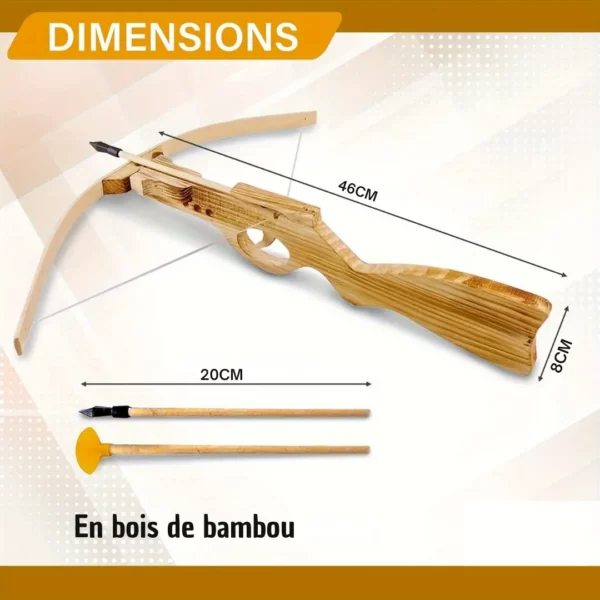 Arbalète en bois pour enfant – Image 3