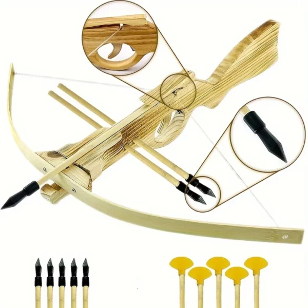 Arbalète en bois pour enfant – Image 6