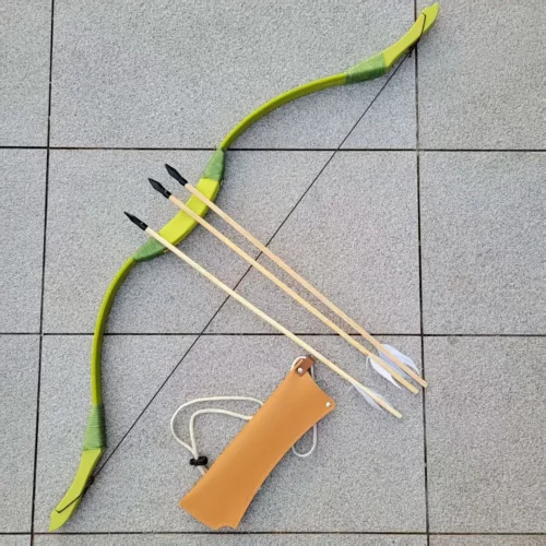 Arc en bambou souple avec flèches mousse
