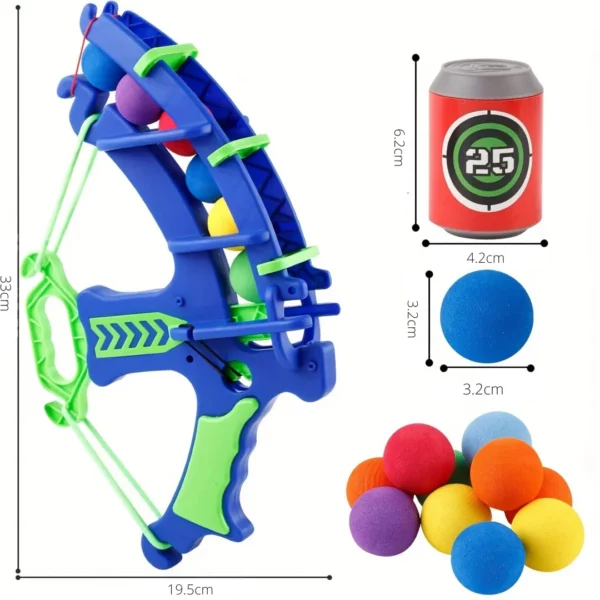 Arc lance-balles en mousse enfant – Image 3