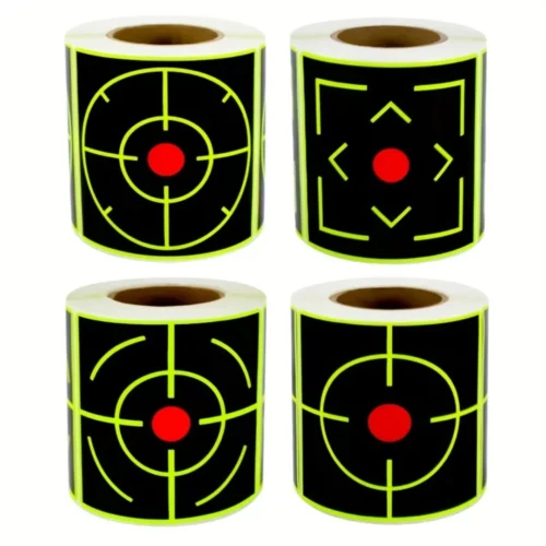 Autocollants cibles fluo pour tir