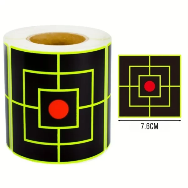 Autocollants cibles fluo pour tir – Image 3