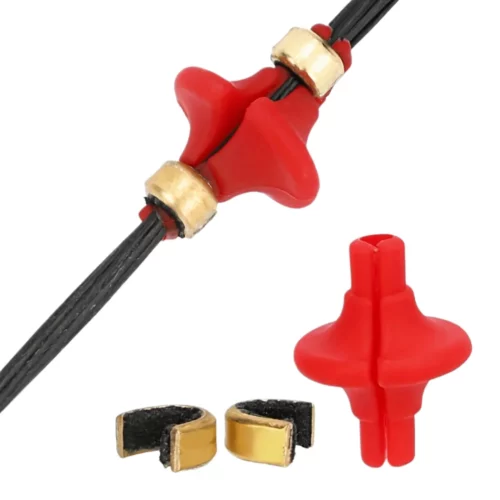 Butée de positionnement silicone pour corde d’arc