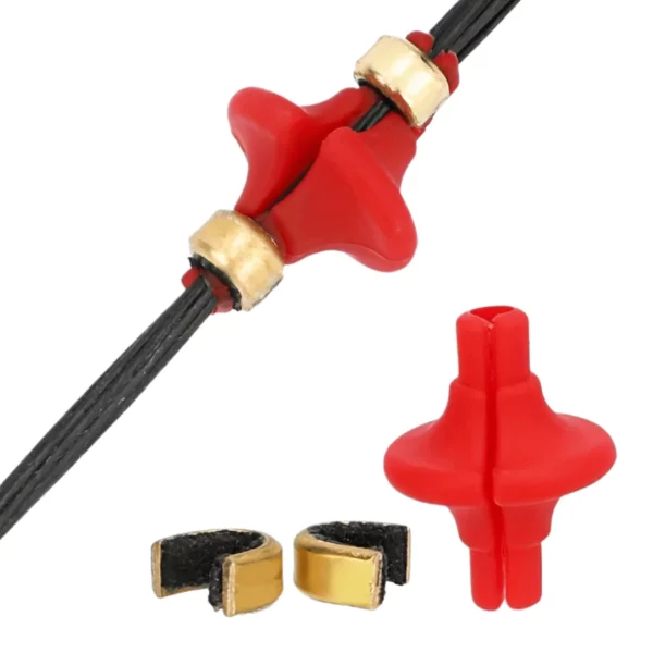 Butée de positionnement silicone pour corde d’arc
