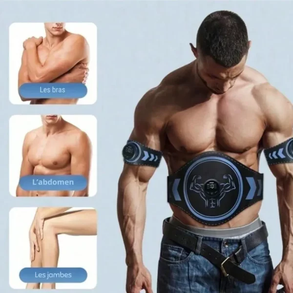 Ceinture EMS fitness USB entraînement maison – Image 4