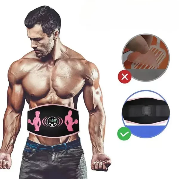 Ceinture EMS minceur abdominale massage électrique – Image 3