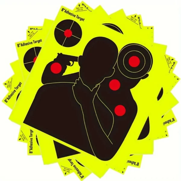 Cible adhésive silhouette pour tir – Image 4