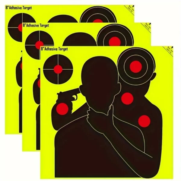 Cible adhésive silhouette pour tir – Image 5
