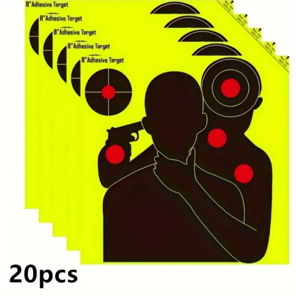 Cible adhésive silhouette pour tir – Image 6
