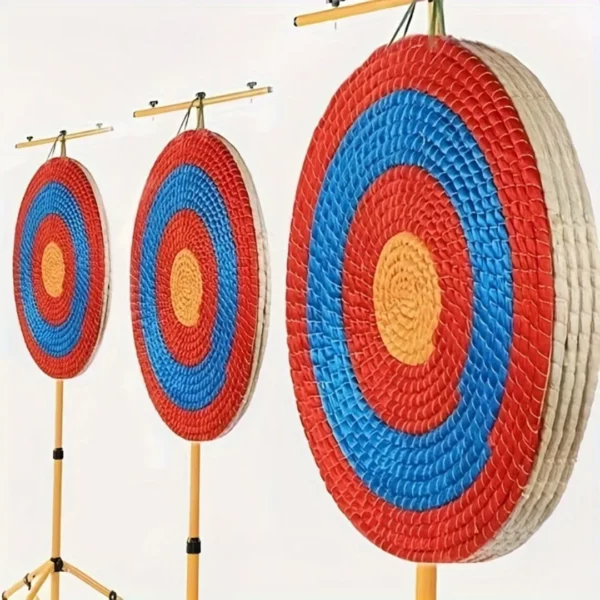 Cible en paille tir à l'arc – Résistante et écologique pour entraînement intensif en extérieur – Image 4