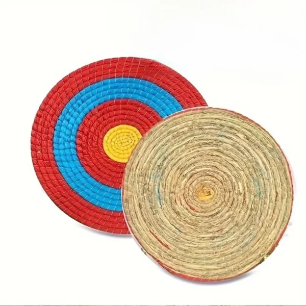Cible en paille tir à l'arc – Résistante et écologique pour entraînement intensif en extérieur – Image 6