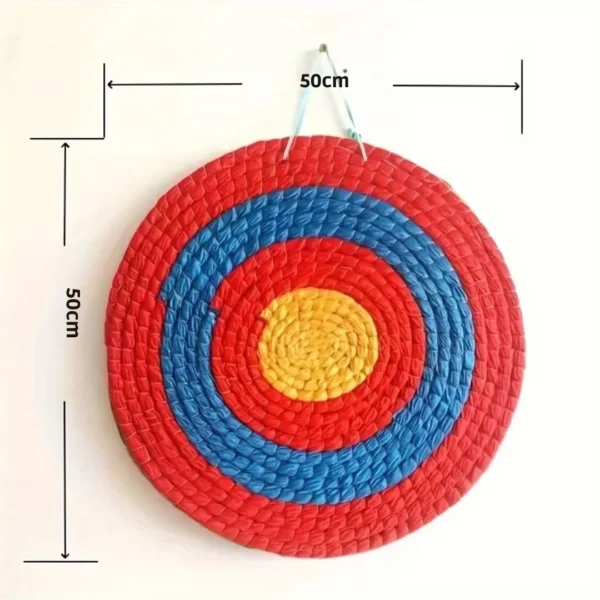 Cible en paille tir à l'arc – Résistante et écologique pour entraînement intensif en extérieur – Image 3