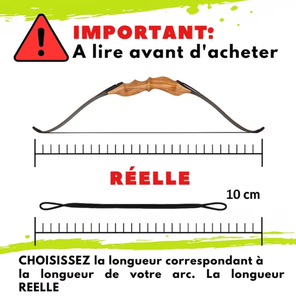 Corde de rechange pour arc classique – Image 5
