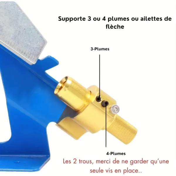 Dispositif de collage plumes flèches tir à l’arc – Image 4