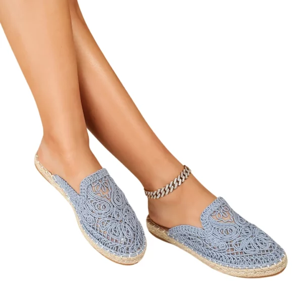 Espadrilles femme dentelle ajourée été – Image 8
