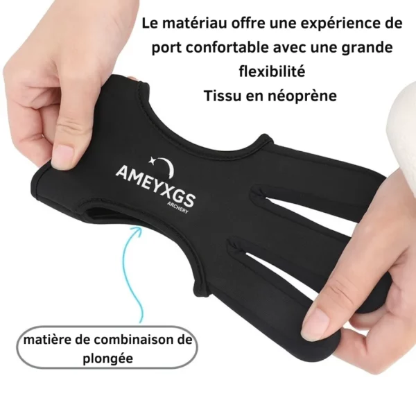 Gant de tir à l’arc trois doigts – Image 9