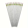 Lot de 12 flèches carbone arc