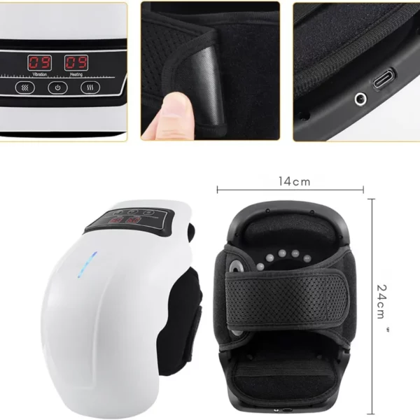 Masseur de genou chauffant électrique infrarouge – Image 7