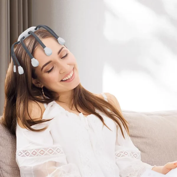 Masseur électrique cuir chevelu relaxation stress – Image 2
