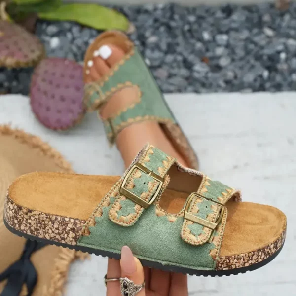 Mules bohèmes à double boucle – Image 4