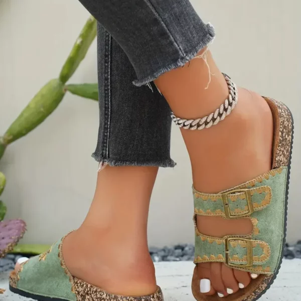 Mules bohèmes à double boucle – Image 5