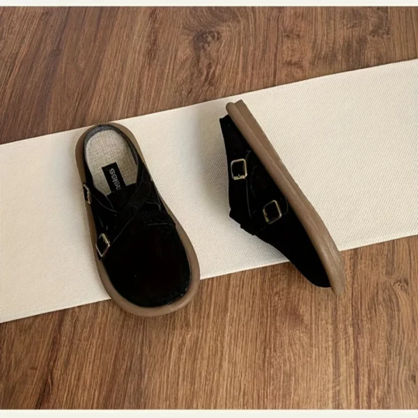 Mules croisées style mocassin femme – Image 4