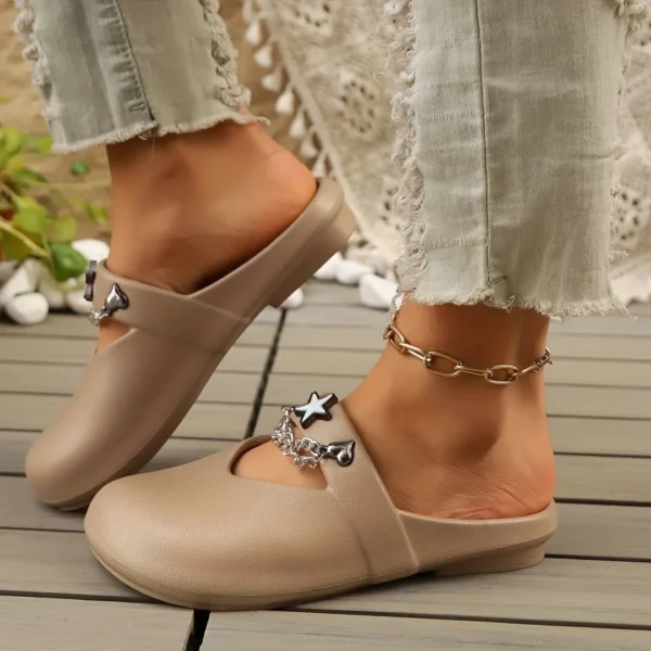 Mules fantaisie à breloques femme – Image 2