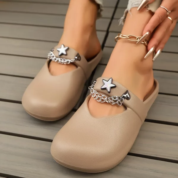Mules fantaisie à breloques femme – Image 4