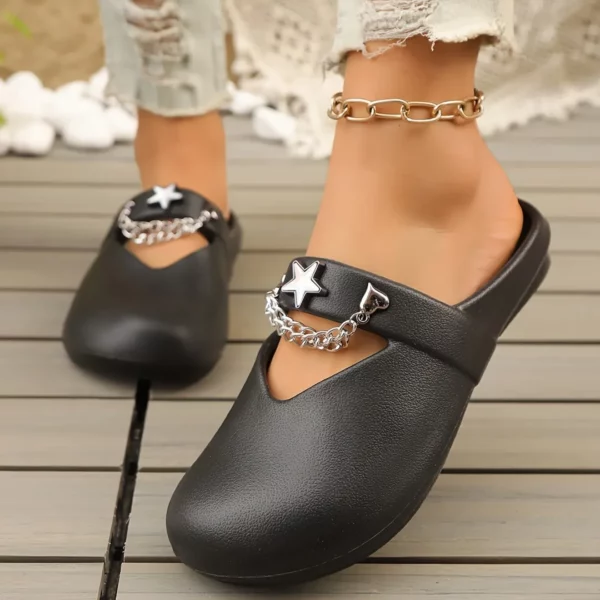 Mules fantaisie à breloques femme – Image 7