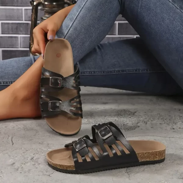 Mules femme confort design à boucles – Image 5