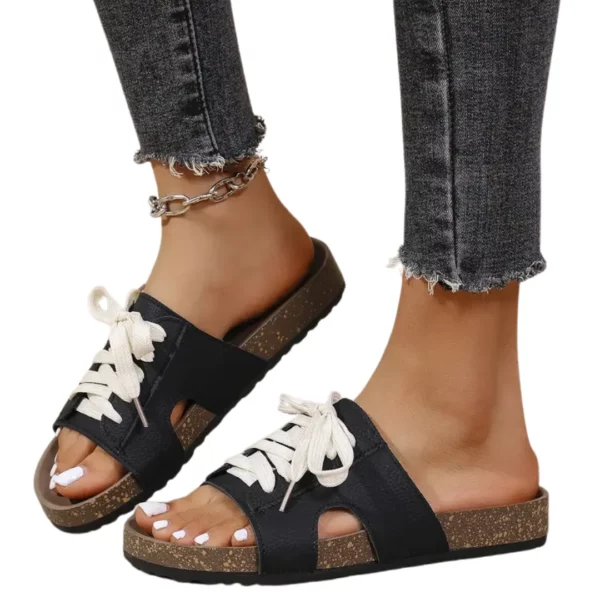 Mules femme lacets semelle confort – Image 6