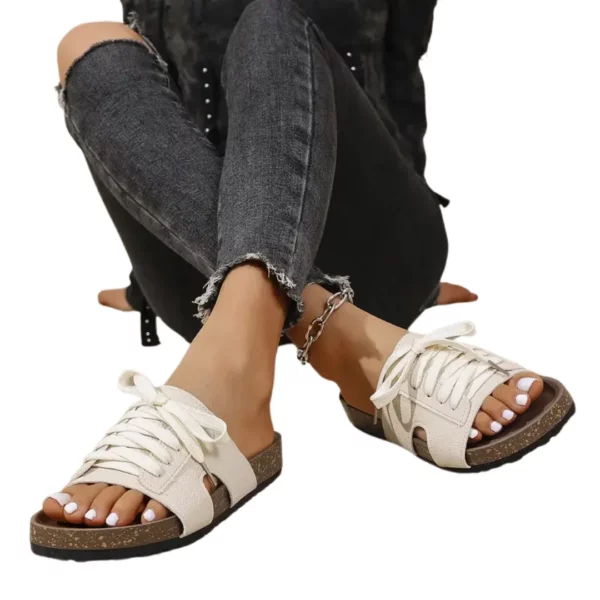 Mules femme lacets semelle confort – Image 7