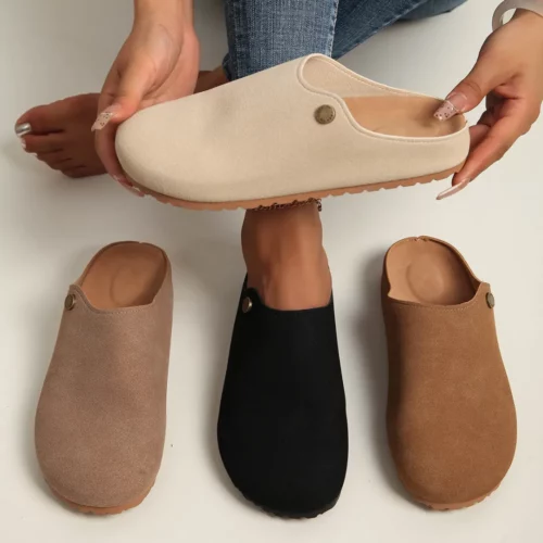 Mules minimalistes semelle ergonomique femme
