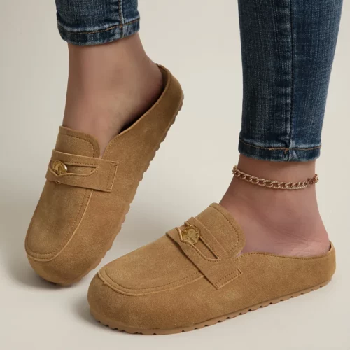 Mules mocassin chic semelle souple