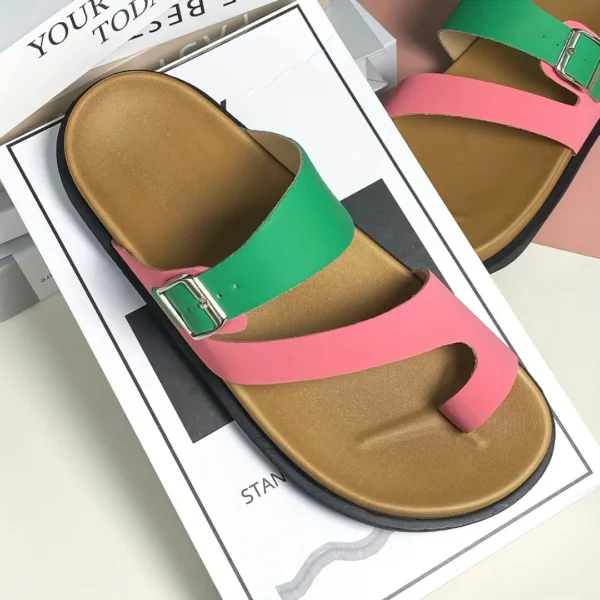 Mules modernes à bride colorée – Image 5