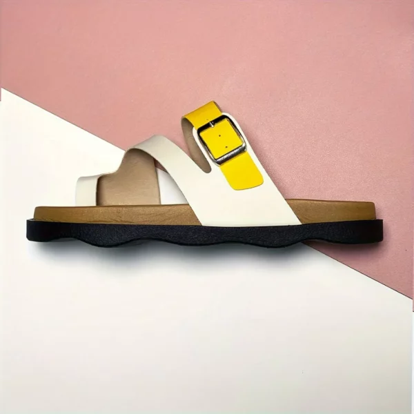 Mules modernes à bride colorée – Image 11