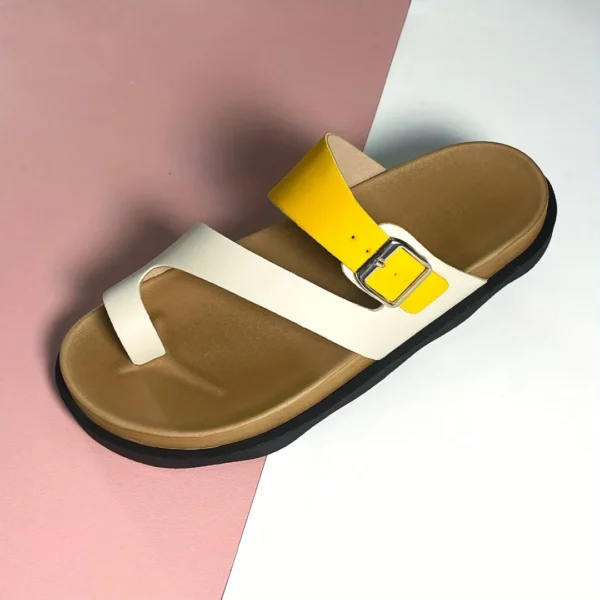 Mules modernes à bride colorée – Image 10