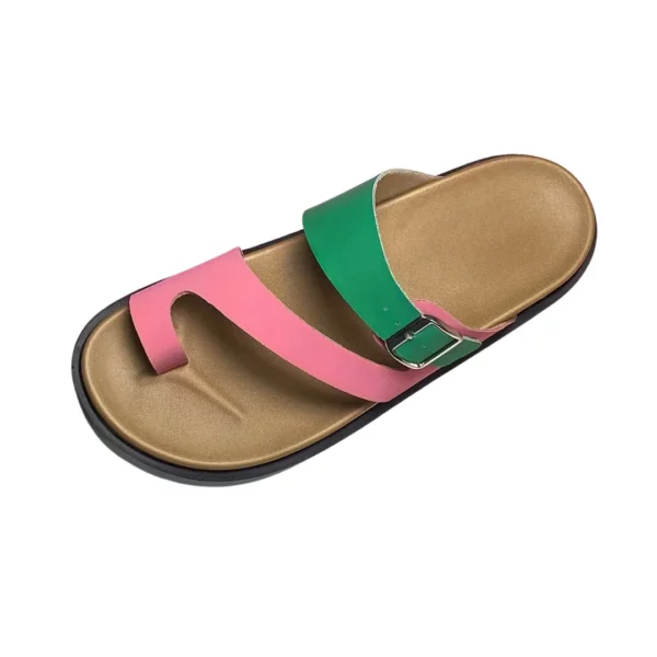 Mules modernes à bride colorée – Image 13