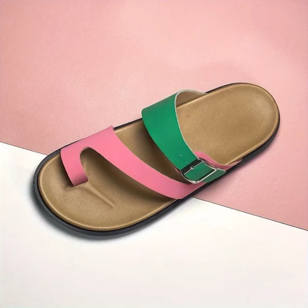 Mules modernes à bride colorée – Image 7
