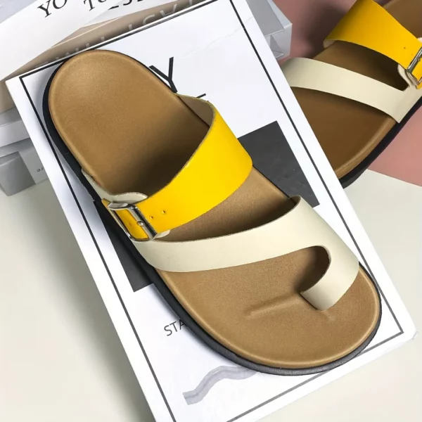 Mules modernes à bride colorée – Image 8