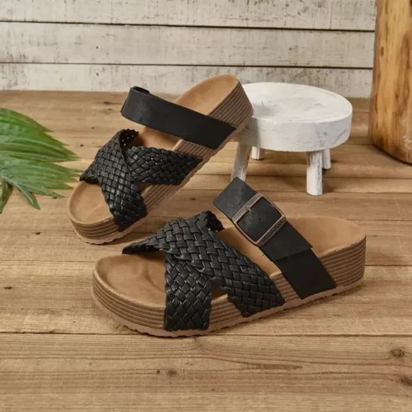 Mules tressées à boucle réglable – Image 5