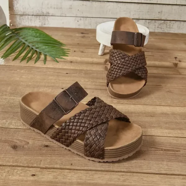Mules tressées à boucle réglable – Image 7
