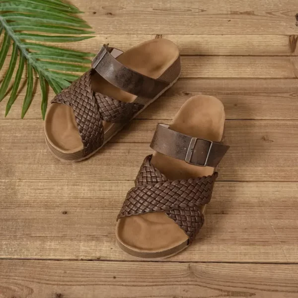 Mules tressées à boucle réglable – Image 9