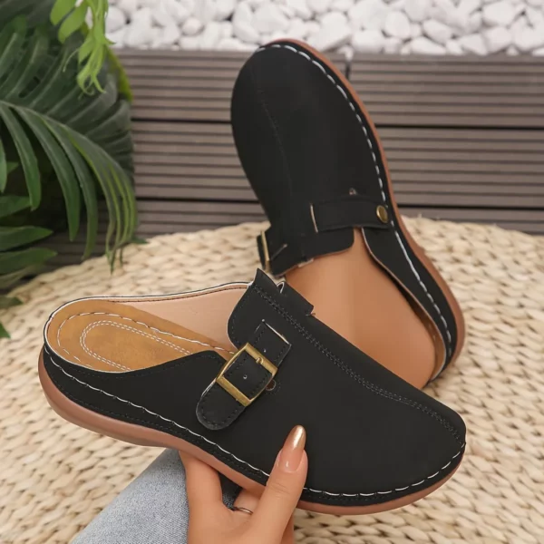 Sabots confort femme boucle classique – Image 3