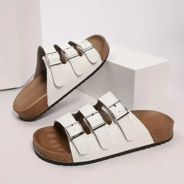 Sandales à trois boucles confort femme – Image 8